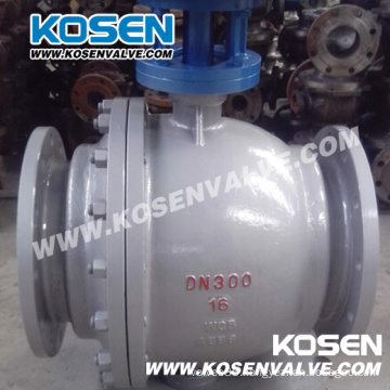 Gear Box Cast Steel Trunnion Ball Valves